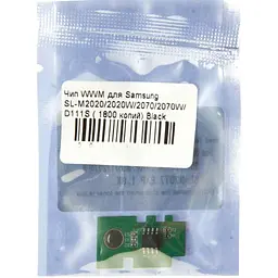 Чип для картриджа Samsung SL-M2020/2020W/2070/2070W/D111S 1.8К Black WWM (JYD-Sam111E) - мініатюра 2