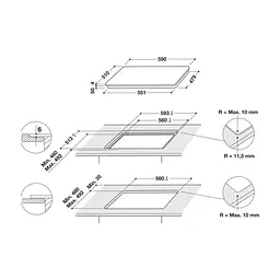 Варочна поверхня Whirlpool WFS0160NE - мініатюра 8