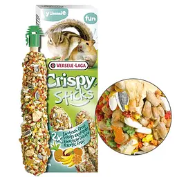 Ласощі колосок для гризунів Versele-Laga Crispy Sticks Exotic Fruit Верселе-Лага Екзотичні фрукти (2 шт) 110 г (620700)
