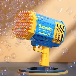 Пістолет мильні бульбашки WToys, 69 отворів, музика, світло, 2 пляшки, на батарейках (в асортименті)