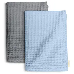 Рушники вафельні Cosas Greek Waffle Shadow CS1 2 шт., 75x95 см/75x130 см, блакитні
