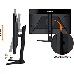 Монітор Gigabyte 27" M27Q Black [130231] - мініатюра 9