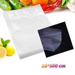 Вакуумний пакувальник для продуктів 100W, вакууматор та рулон пакетів для сувід 20*500см - мініатюра 8