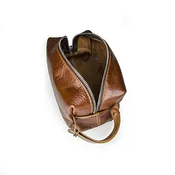 Чоловічий несесер косметичка GRANDE PELLE 9.5х18х9.5 см acs0032154 - мініатюра 2