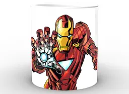 Кружка GeekLand Залізна Людина Iron Man ручне малювання IM.02.029 - мініатюра 2