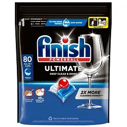 Таблетки для посудомийних машин Finish Ultimate All in 1 80 шт. (5908252014903)