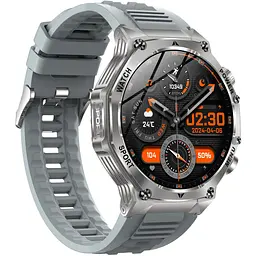 Смарт-годинник Uwatch Smart Surf X Pro Grey 2 ремінці сріблястий (3384) - мініатюра 4