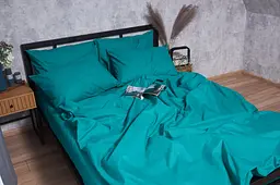 Комплект постільної білизни Moon&Star Бязь Gold Люкс Green Deep Дитячий 110x140 см наволочки 2x50x50 см - мініатюра 5