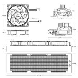 СВО Arctic Liquid Freezer II 360 A-RGB (ACFRE00101A) only 1700 (ACFRE00101A (1700)) Б/в - мініатюра 9