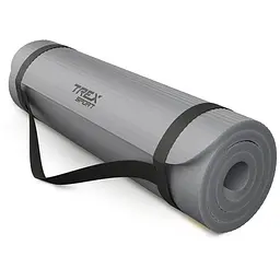 Коврик для йоги Trex Sport TX-029NGM NBR 2см 190х80 сірий