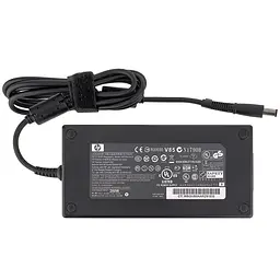 Блок живлення Hewlett Packard для ноутбука HP 19.5V 10.3A 200W 7.4*5.0-PIN чорний (без кабеля !) - мініатюра 3