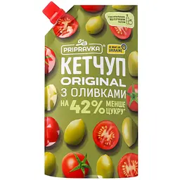 Кетчуп Pripravka Original з оливками 250 г