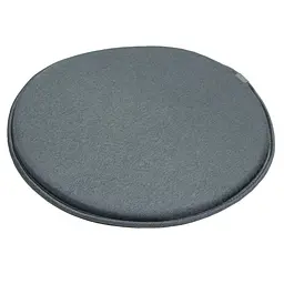 Подушка-сидушка на круглий стілець сіра 40x40 см (1010814-Gray) - мініатюра 3
