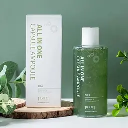 Капсульна сироватка з центелою All-In-One Cica Capsule Ampoule Jigott 200 мл - мініатюра 3