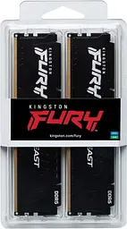 Пам'ять ПК DDR5 32GB KIT (16GBx2) 5600 FURY Beast EXPO Kingston teh0014309 - мініатюра 6