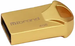 USB Flash Mibrand Hawk USB 2.0 4Gb Gold
