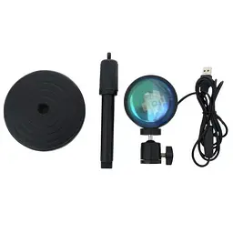 Лампа проекційна з ефектом заходу сонця від павербанку Atmosphere Sunset Lamp - мініатюра 6