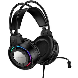 Накладні навушники Borofone BO112 Wave 3.5mm+USB Black - мініатюра 2