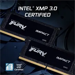 Модуль пам'яті для ноутбука SoDIMM DDR5 64GB (2x32GB) 5600 MHz FURY Impact Kingston Fury (ex.HyperX) (KF556S40IBK2-64) - мініатюра 4