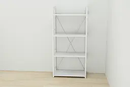 Етажерка 4/60 Ferrum-decor Серії Коннект 120x60x28 білий ДСП Білий 16мм (FRD-104242) - мініатюра 2