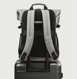 Рюкзак Xiaomi90 Points Urban Roll Top Backpack 18,6 27,3L Black - мініатюра 2
