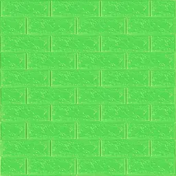 3D панель самоклеюча цегла Зелена 700х770х3мм (013-3) SW-00000639