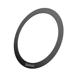 Пластина для магнітного тримача Baseus Halo Series Magnetic Metal Ring（2pcs/pack）Чорний - мініатюра 3