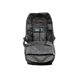 Рюкзак шкільний Optima 18.5" USB Anti-Theft унісекс 0.7 кг 16-25 л Синій (O96917-02) - мініатюра 5