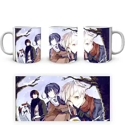 Кухоль GeekLand Bungou Stray Dogs Проза Бродячих Псів Ацуши Дазай Кьока BSD 12 330 мл білий - мініатюра 4