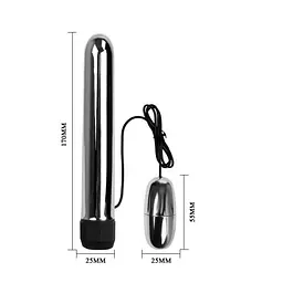 Вібратор Multiple Vibrator, 17 см (сріблястий) - мініатюра 4