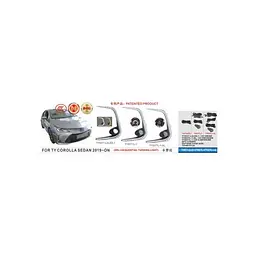 Фари дод. модель Toyota Corolla SD 2018-/TY-9377-L2Led-1/LED-12V6W6W/Hакладки/DRL+TURN/ел.проводка