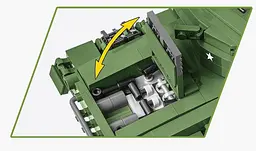 Конструктор COBI-2543 Американський танк M24 Chaffee 1:35 (590 деталей) - мініатюра 6