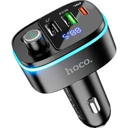 FM-трансмітер Hoco E62 Fast PD20W+QC3.0 BT FM Transmitter (756299) [85427] - мініатюра 2