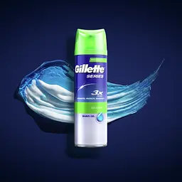 Подарунковий набір Gillette: Гель для гоління Series Sensitive Skin Shave Gel For Men 200 мл + Бальзам після гоління 3в1 Миттєве зволоження 50 мл - мініатюра 3