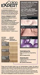 Крем-фарба для волосся Schwarzkopf Color Expert, з гіалуроновою кислотою, відтінок 10-21 (Перлинний Блонд), 142,5 мл - мініатюра 4