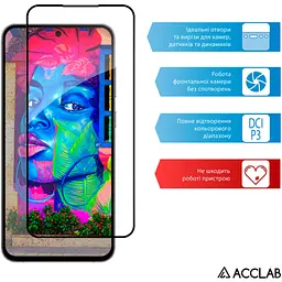 Скло захисне ACCLAB Full Glue Samsung S24FE Black (1283126594830) - мініатюра 5