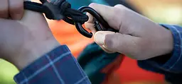 Туристичний одномісний гамак Naturehike (до 150 кг) Синій - мініатюра 3