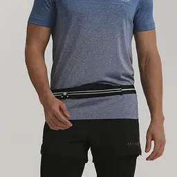 Спортивна сумка для бігу на пояс YUNMAI Sports Waist bag Black YMWP-N301 - мініатюра 2
