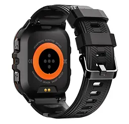 Смарт-годинник Oukitel BT-20 IP68 AMOLED Black-Orange - мініатюра 2
