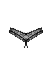 Стрінги з відкритим доступом Obsessive Medilla M/L чорний - мініатюра 6