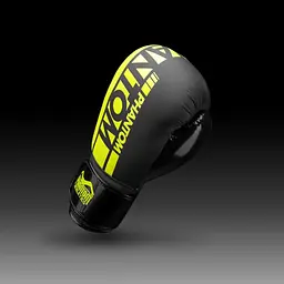 Рукавиці боксерські Phantom Athletic APEX Elastic, Black/Neon Yellow - 16 унцій - мініатюра 2