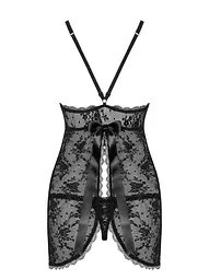 Комплект білизни Obsessive Behindy S/M чорний - мініатюра 5