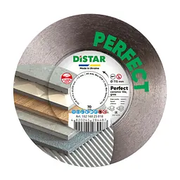 Алмазний диск по кераміці Distar Perfect 1A1R 115х1.5х22.23 мм