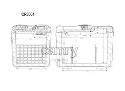 Туристичний холодильник Camry CR 8061 45 л - мініатюра 7