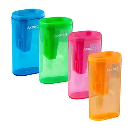 Точилка з контейнером Axent Lighter асорті 1155