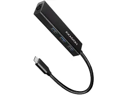 Мультипортовий адаптер AXAGON SuperSpeed Black (HMC-GL3A)
