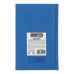 Щоденник датований Buromax Heraldry 2026 A6 штучна шкіра/поролон світло-синій (BM.2584-02) - мініатюра 3