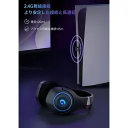 Ігрова гарнітура Kapeydesi Captain 400 USB-адаптер 2.4G Bluetooth 5.2 - мініатюра 3