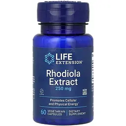 Амінокислота Life Extension Rhodiola Extract 250 mg, 60 вегакапсул vit0003860