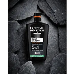 Гель для душу L'Oreal Paris Men Expert Total Clean Shower Gel 5 в 1 1 л (3600524121815) - мініатюра 3
